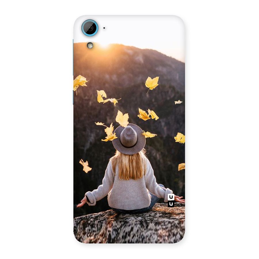 Leaf Rain Sunset Back Case for HTC Desire 826