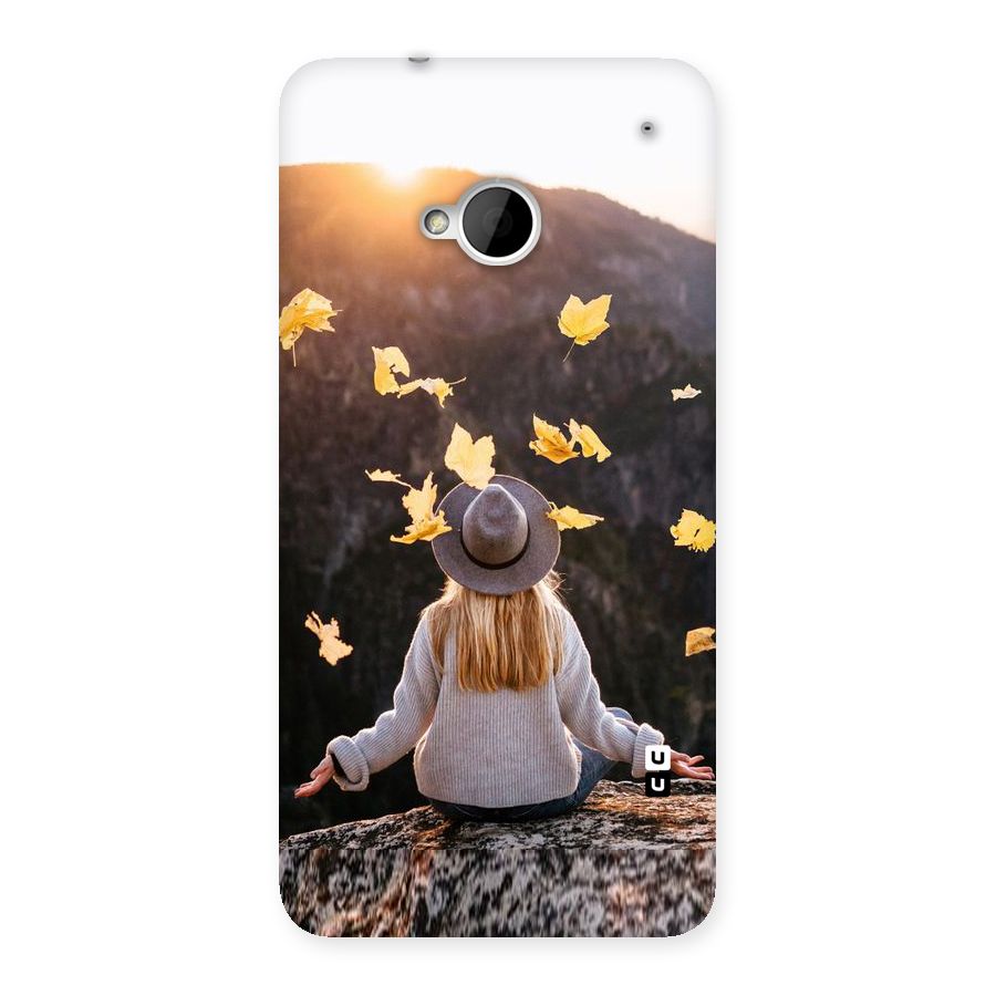 Leaf Rain Sunset Back Case for HTC One M7