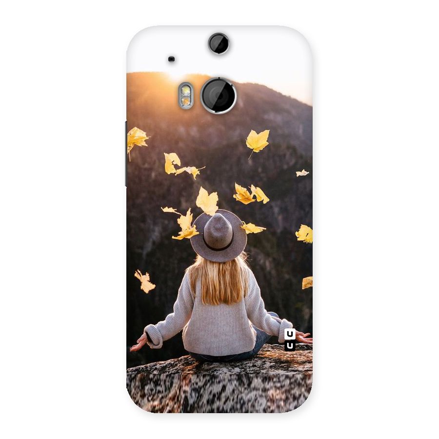 Leaf Rain Sunset Back Case for HTC One M8