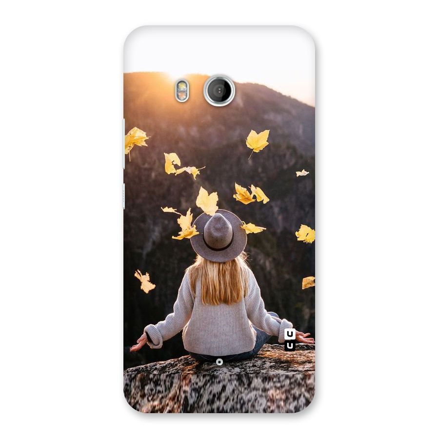 Leaf Rain Sunset Back Case for HTC U11