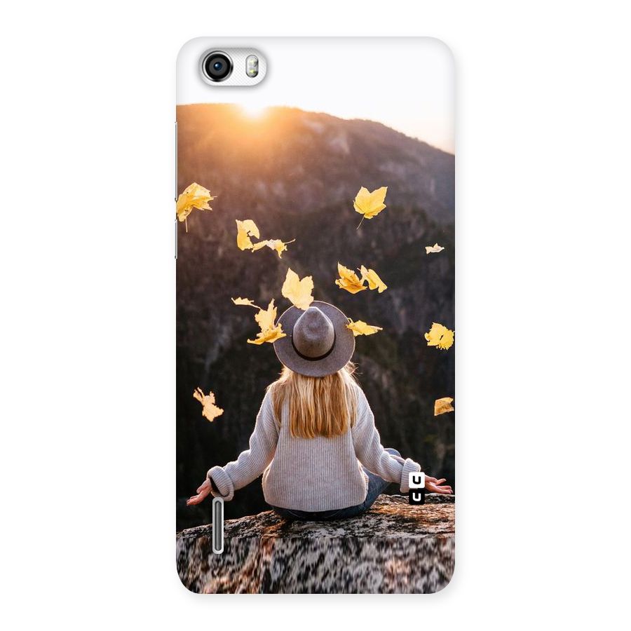 Leaf Rain Sunset Back Case for Honor 6