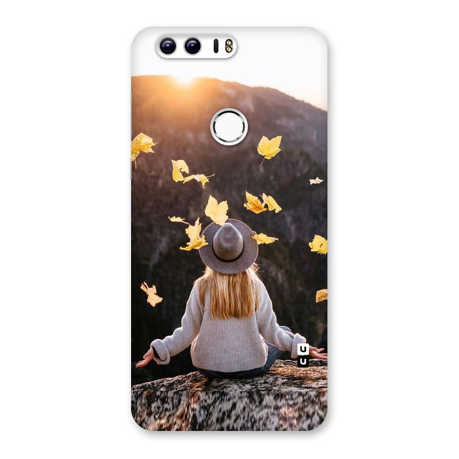 Leaf Rain Sunset Back Case for Honor 8