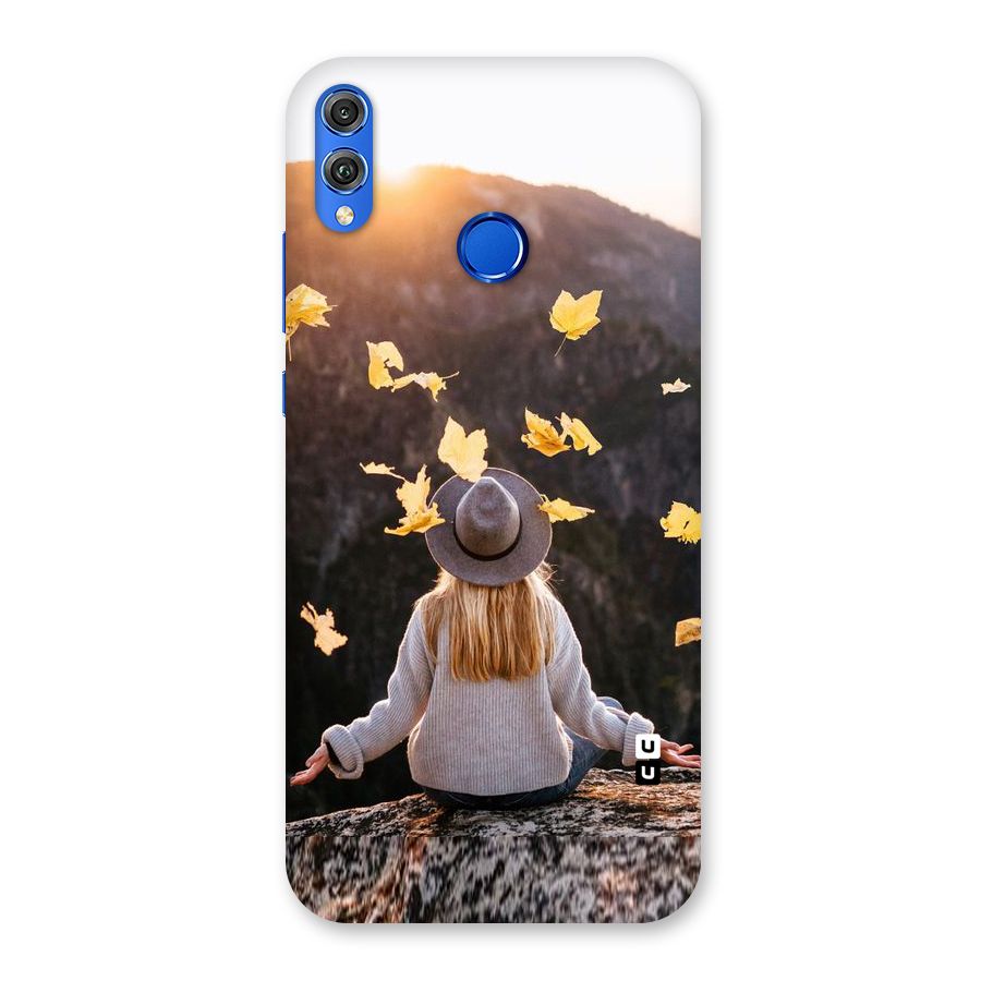 Leaf Rain Sunset Back Case for Honor 8X