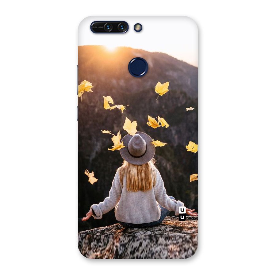 Leaf Rain Sunset Back Case for Honor 8 Pro