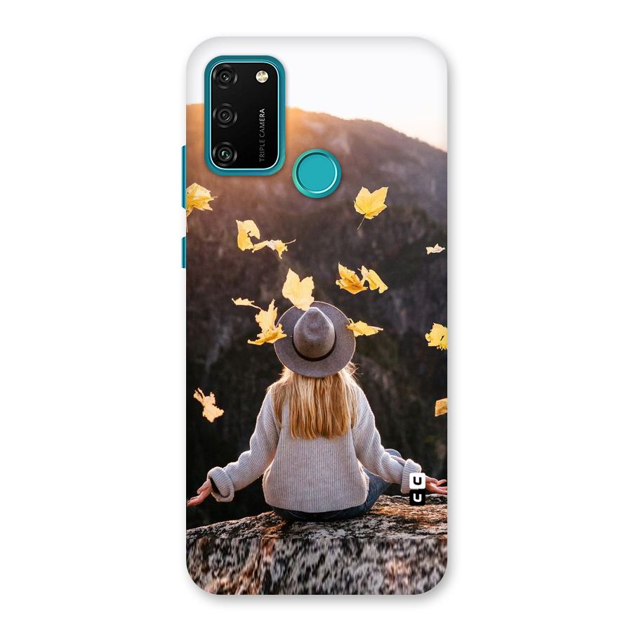 Leaf Rain Sunset Back Case for Honor 9A