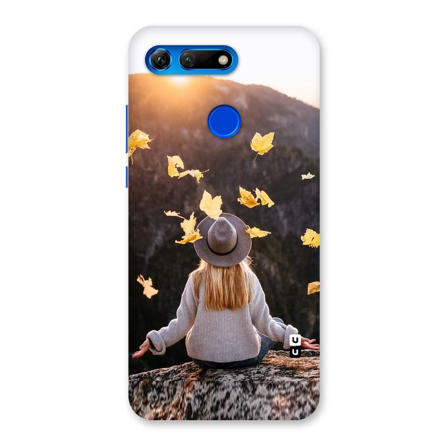Leaf Rain Sunset Back Case for Honor View 20