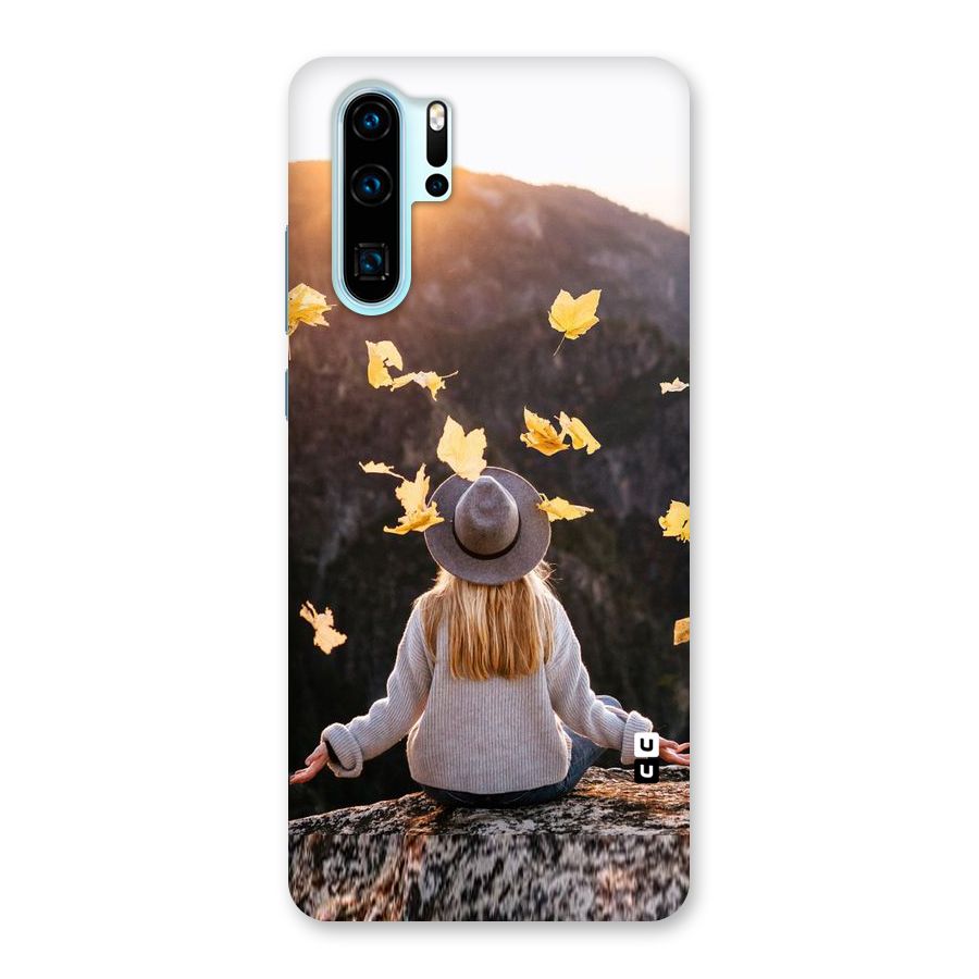 Leaf Rain Sunset Back Case for Huawei P30 Pro
