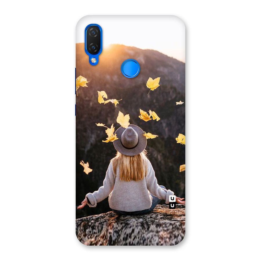 Leaf Rain Sunset Back Case for Huawei P Smart+