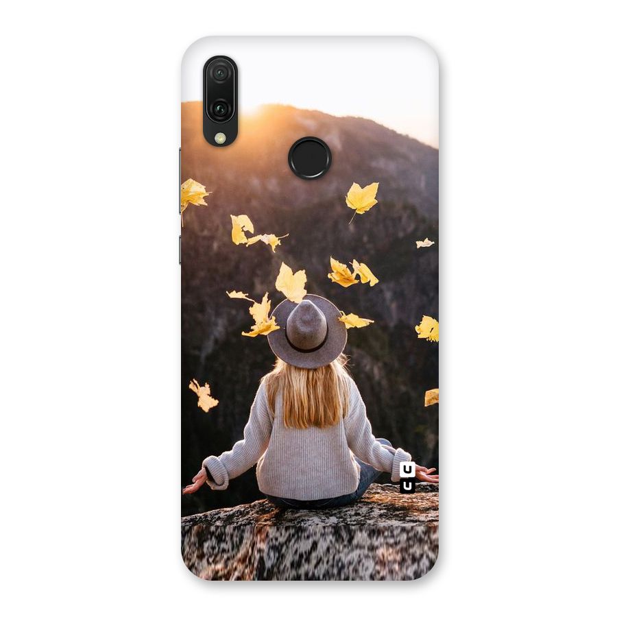 Leaf Rain Sunset Back Case for Huawei Y9 (2019)