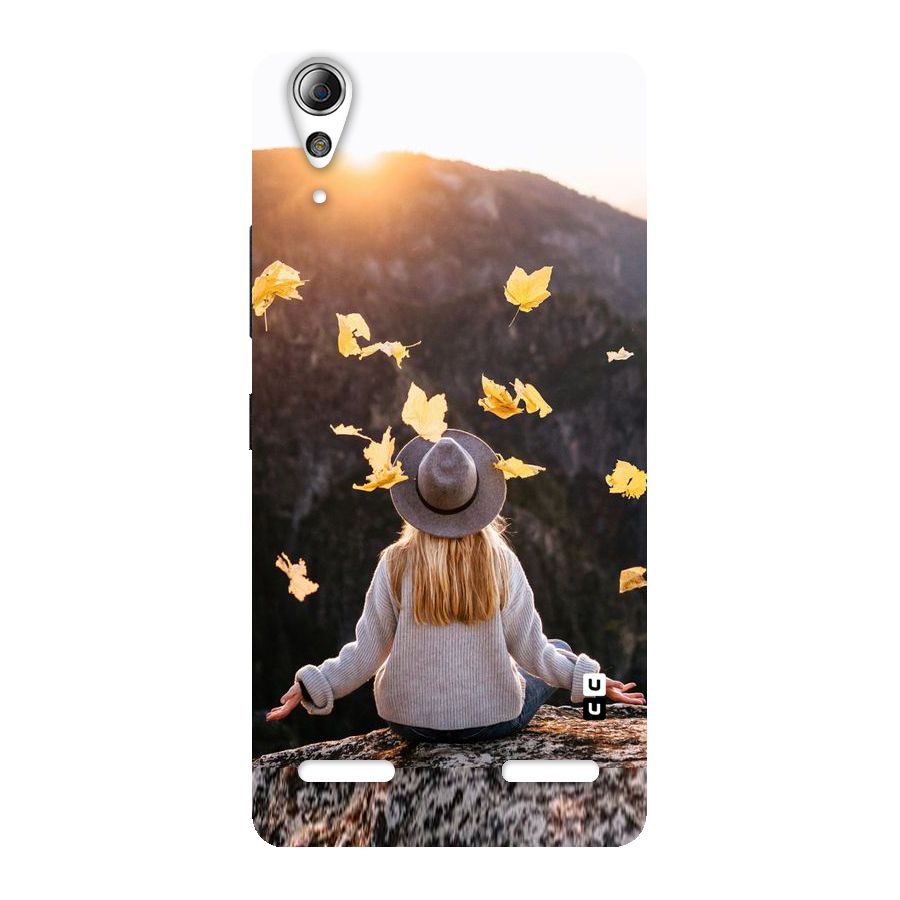 Leaf Rain Sunset Back Case for Lenovo A6000 Plus