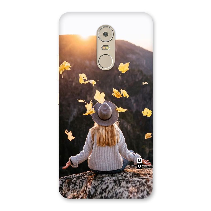 Leaf Rain Sunset Back Case for Lenovo K6 Note