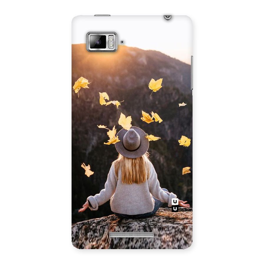 Leaf Rain Sunset Back Case for Lenovo Vibe Z K910