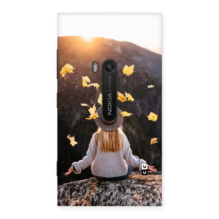 Leaf Rain Sunset Back Case for Lumia 920