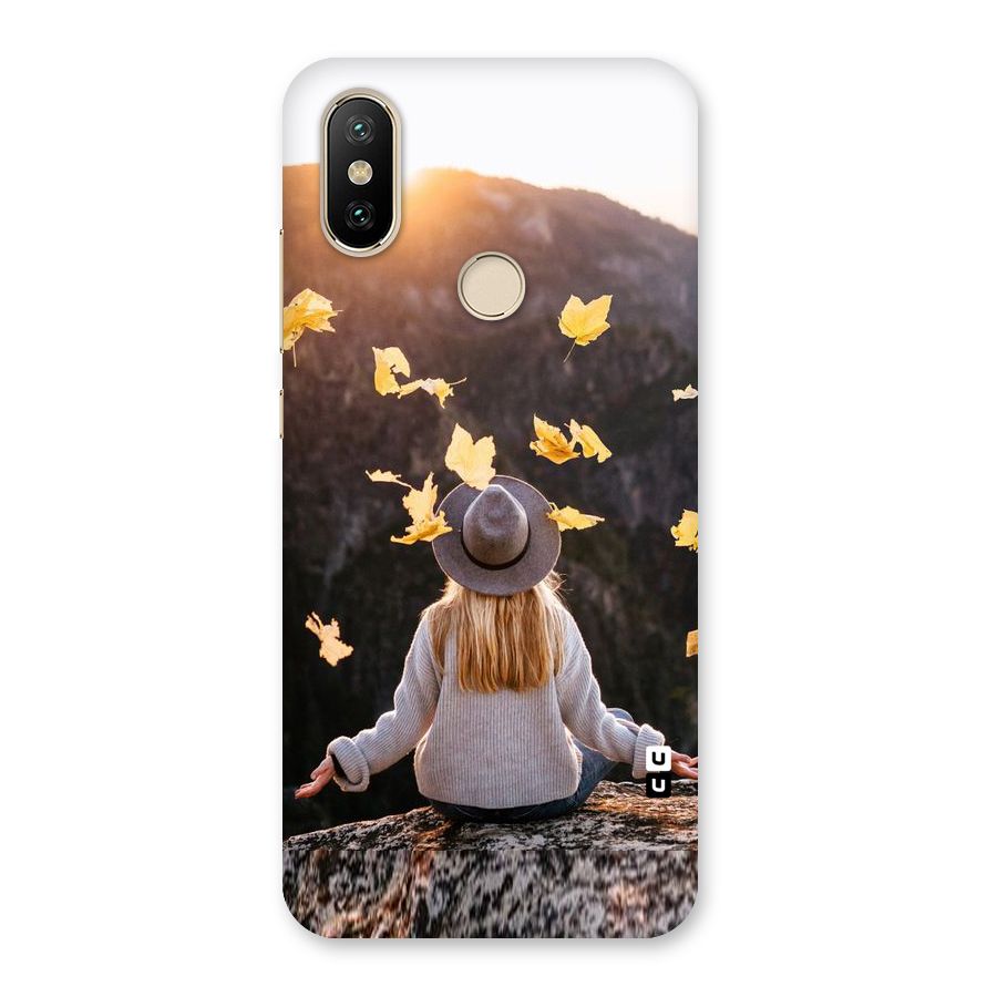 Leaf Rain Sunset Back Case for Mi A2