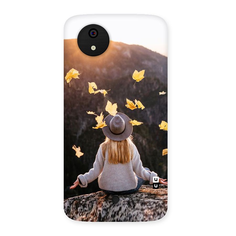 Leaf Rain Sunset Back Case for Micromax Canvas A1