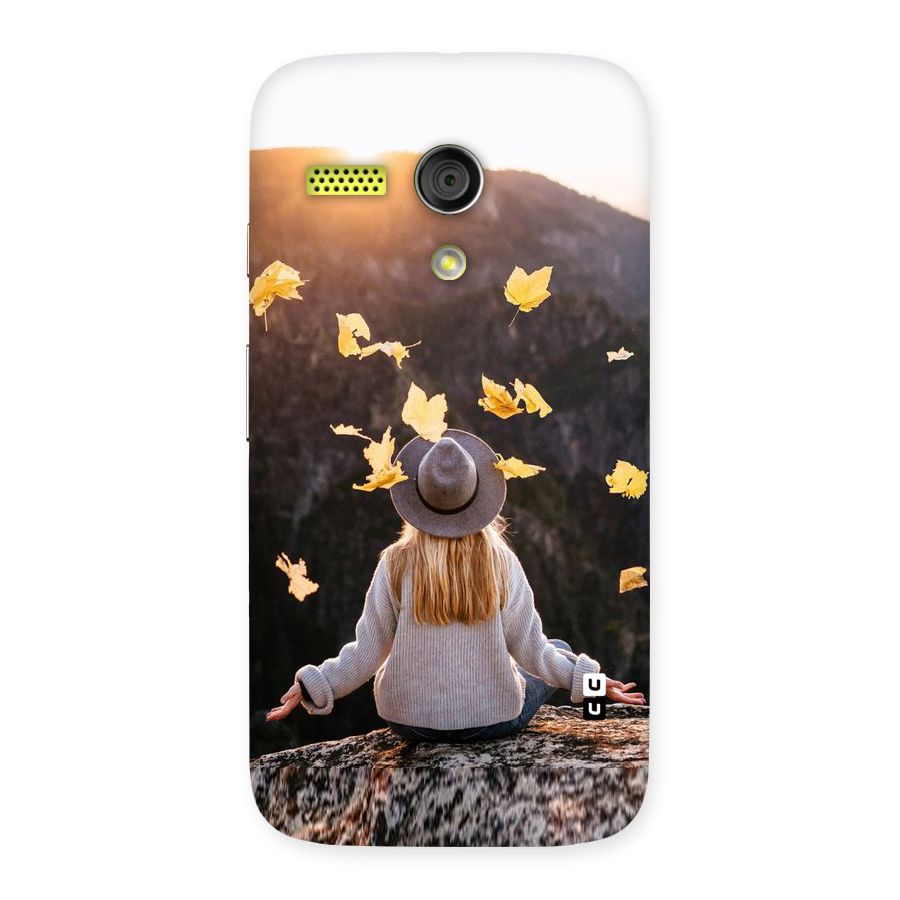 Leaf Rain Sunset Back Case for Moto G