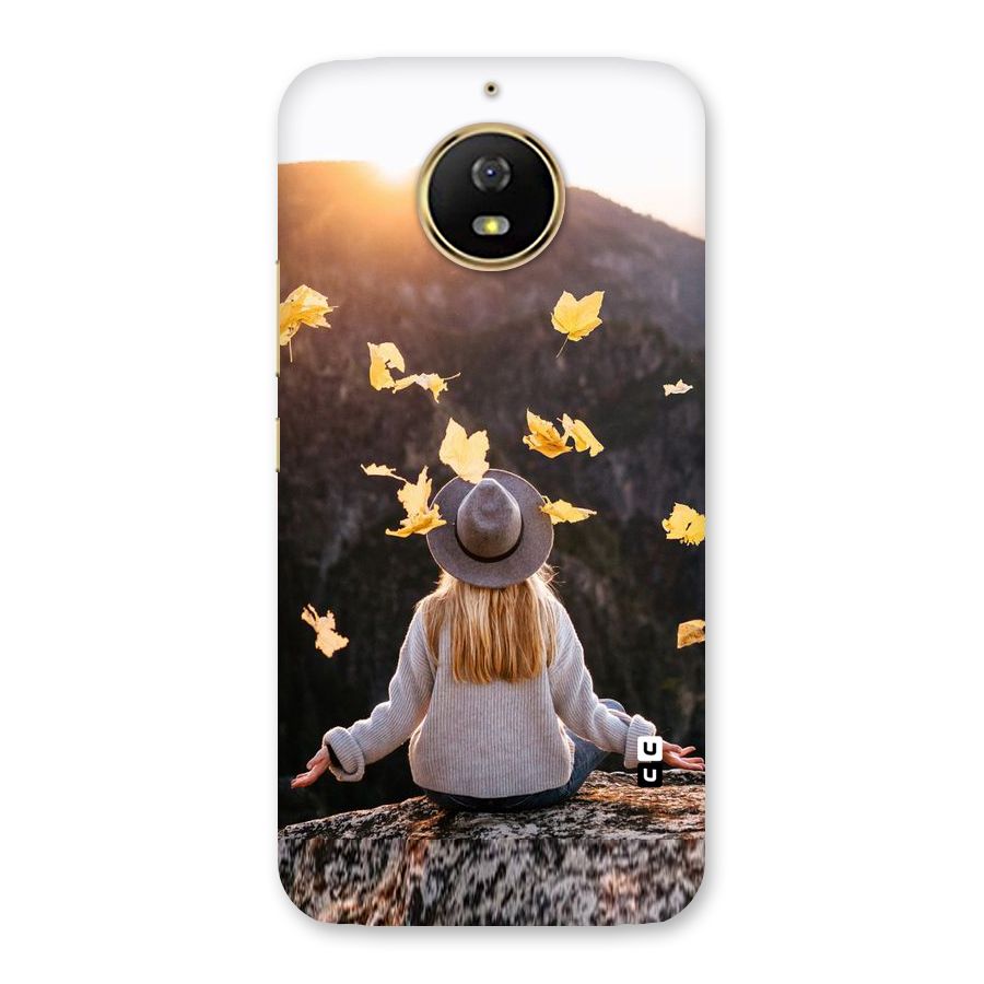 Leaf Rain Sunset Back Case for Moto G5s