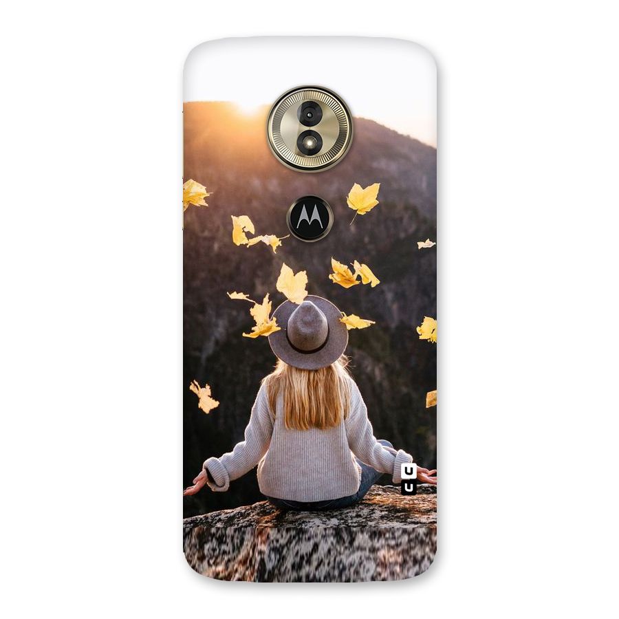 Leaf Rain Sunset Back Case for Moto G6 Play