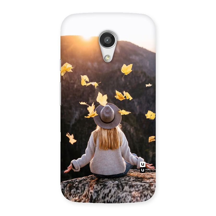 Leaf Rain Sunset Back Case for Moto G 2nd Gen