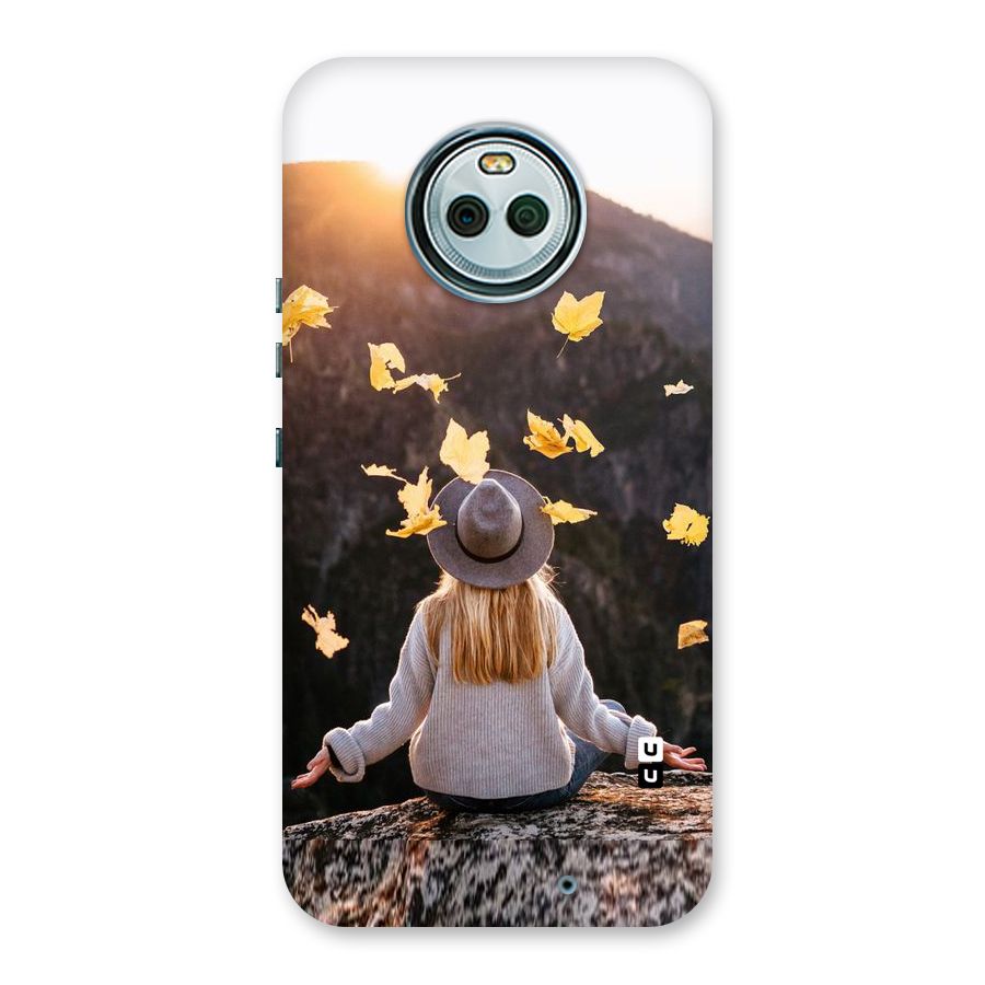 Leaf Rain Sunset Back Case for Moto X4