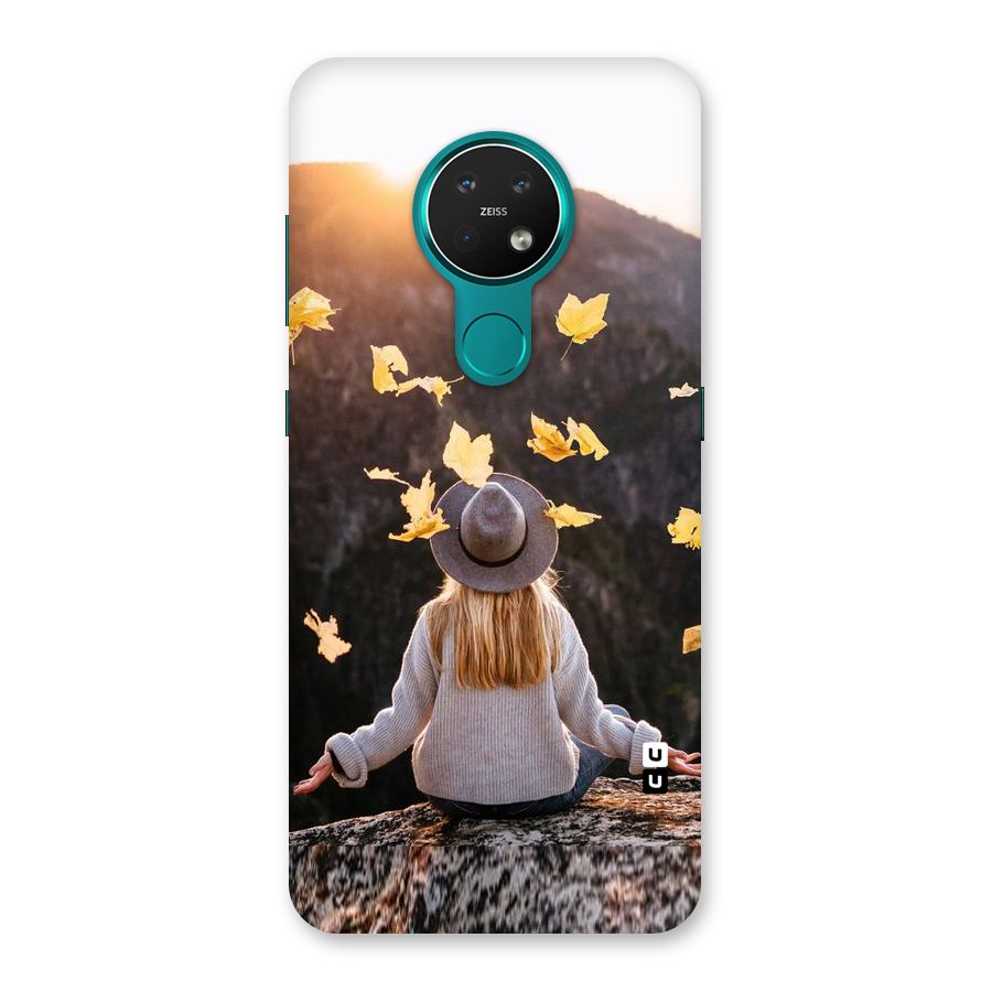 Leaf Rain Sunset Back Case for Nokia 7.2