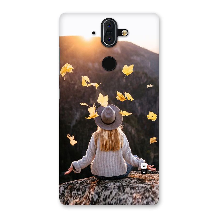 Leaf Rain Sunset Back Case for Nokia 8 Sirocco