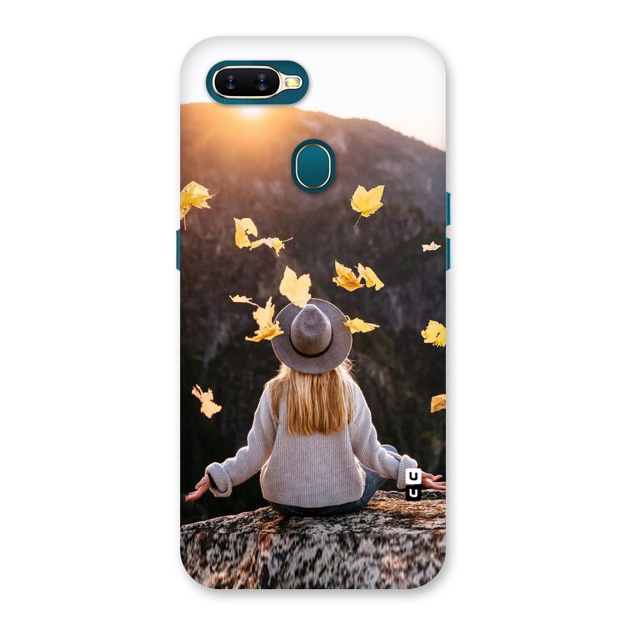 Leaf Rain Sunset Back Case for Oppo A11k