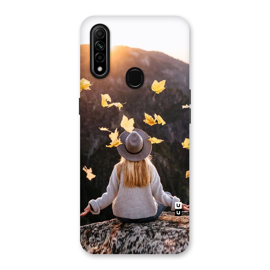 Leaf Rain Sunset Back Case for Oppo A31