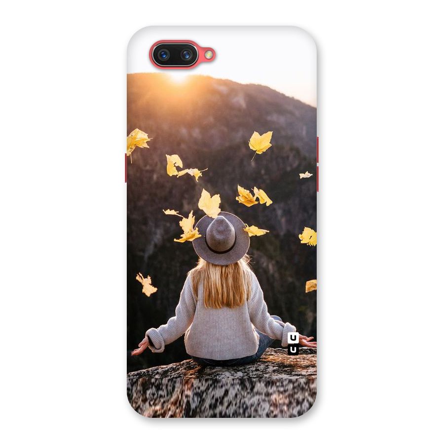 Leaf Rain Sunset Back Case for Oppo A3s