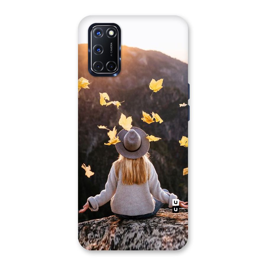 Leaf Rain Sunset Back Case for Oppo A52