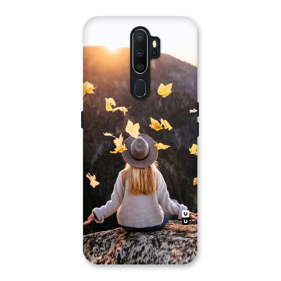 Leaf Rain Sunset Back Case for Oppo A5 (2020)