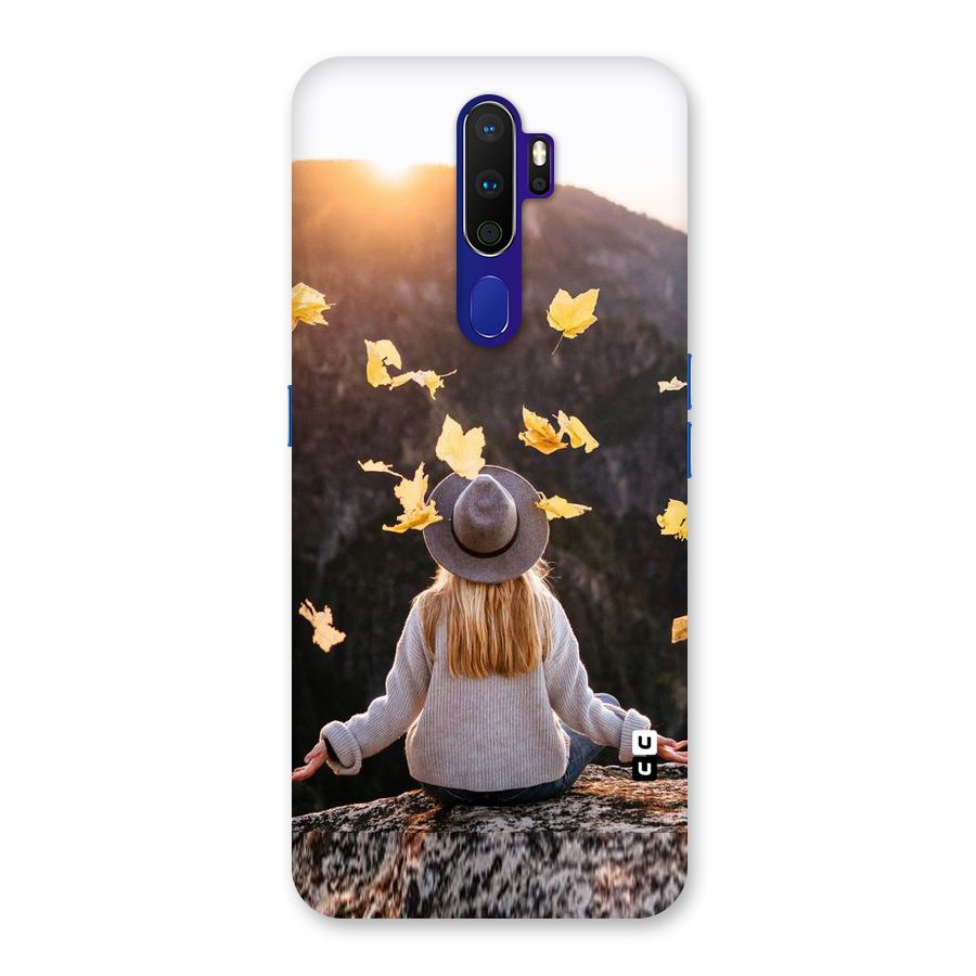 Leaf Rain Sunset Back Case for Oppo A9 (2020)