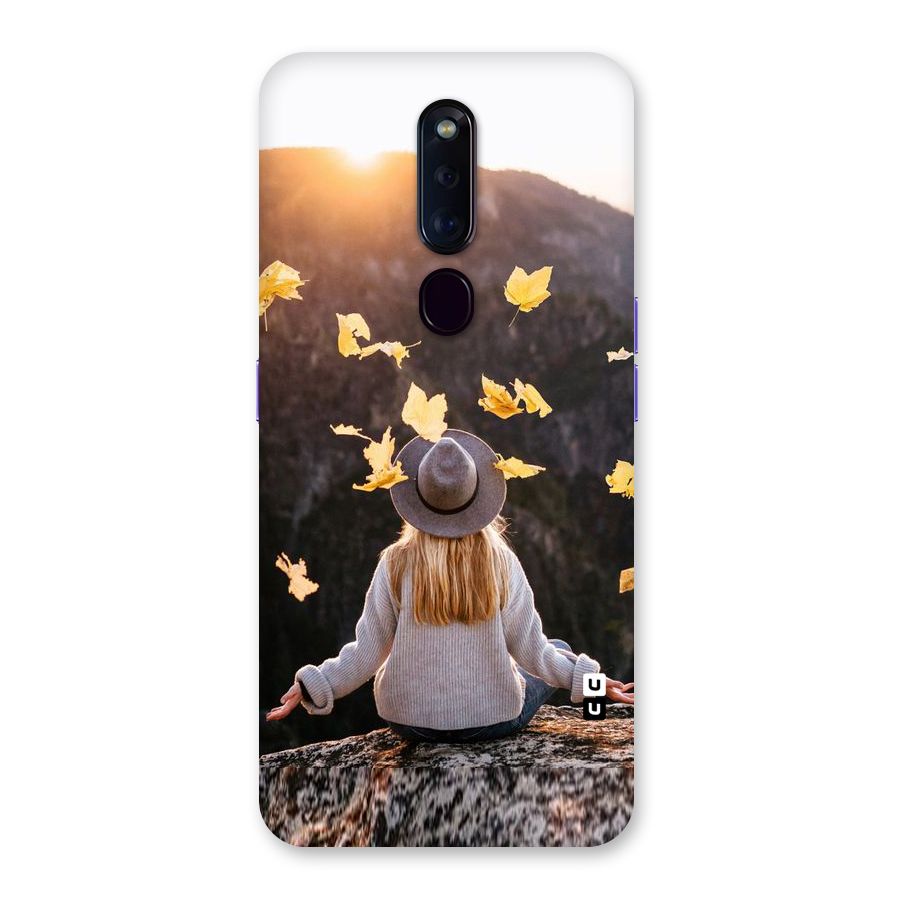 Leaf Rain Sunset Back Case for Oppo F11 Pro