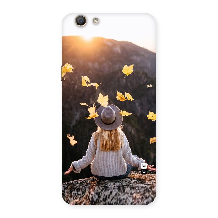 Leaf Rain Sunset Back Case for Oppo F1s