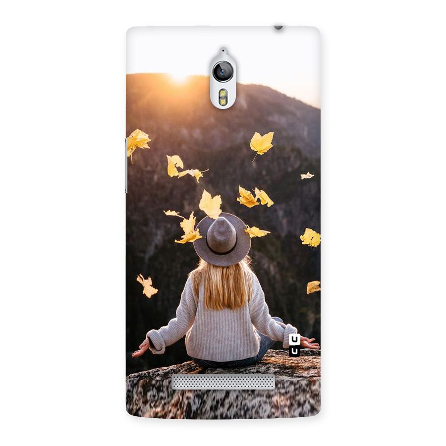 Leaf Rain Sunset Back Case for Oppo Find 7