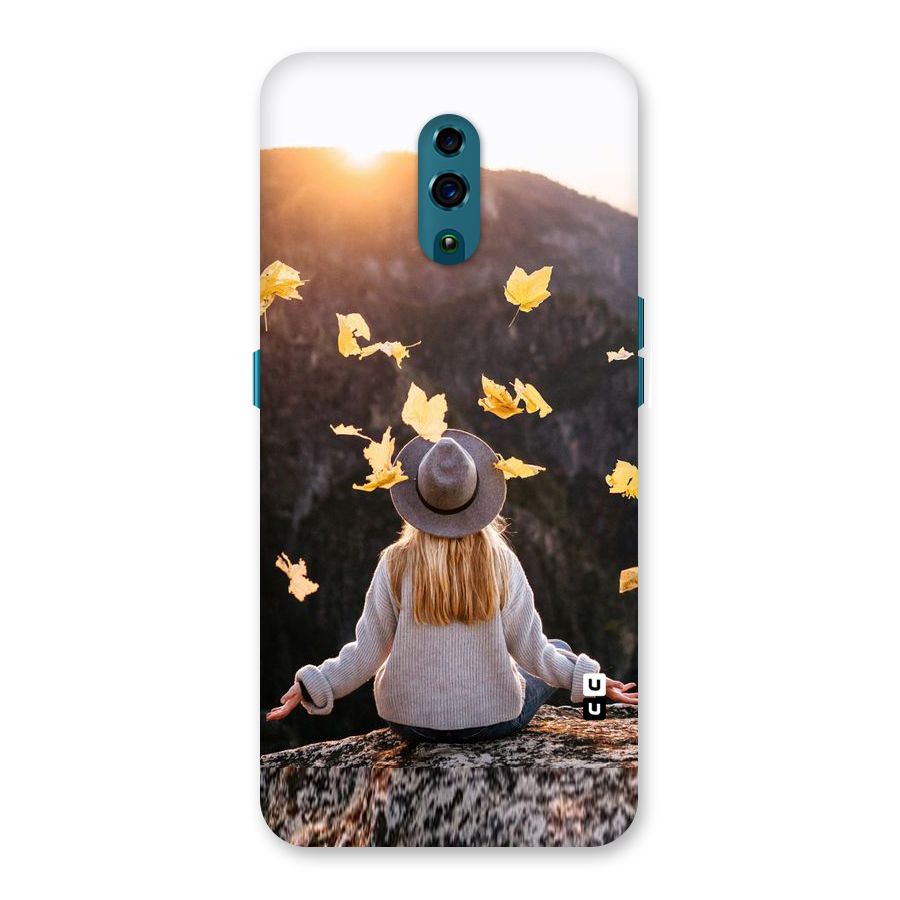 Leaf Rain Sunset Back Case for Oppo Reno
