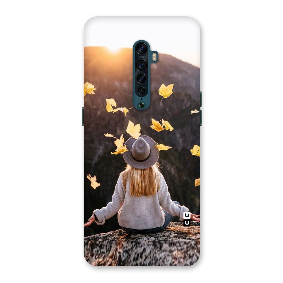 Leaf Rain Sunset Back Case for Oppo Reno2