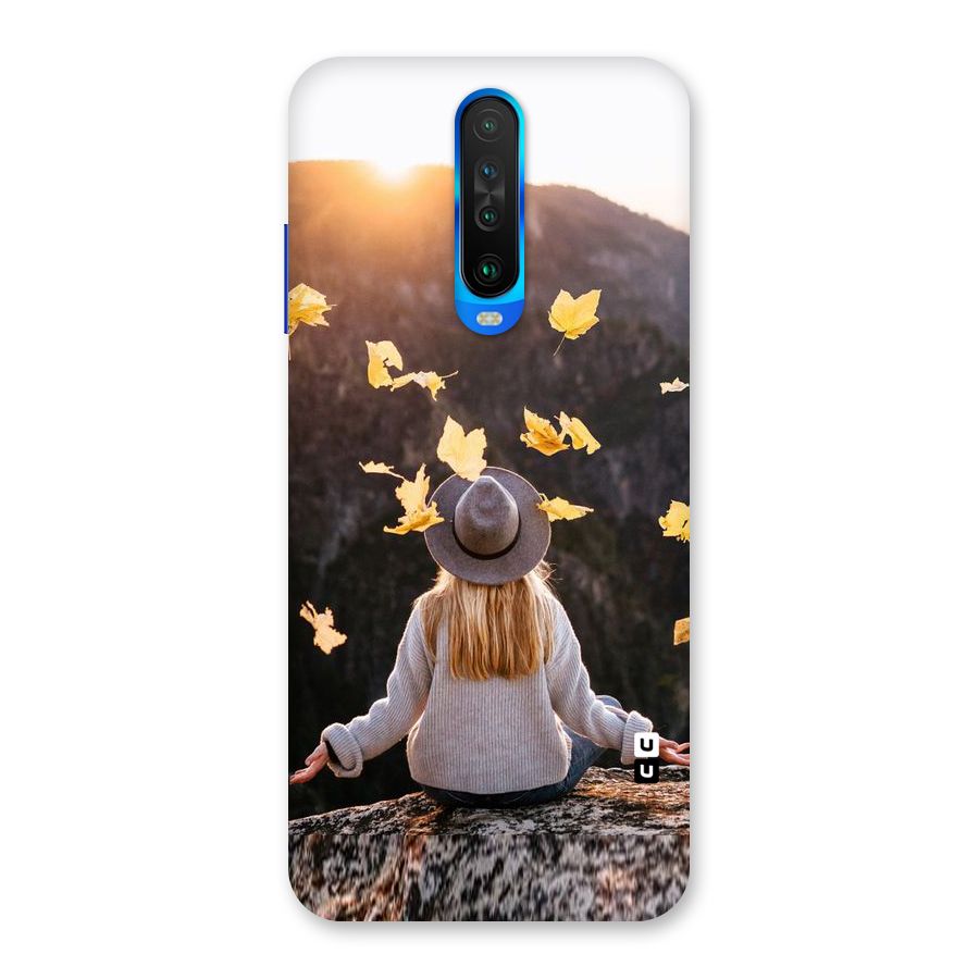 Leaf Rain Sunset Back Case for Poco X2