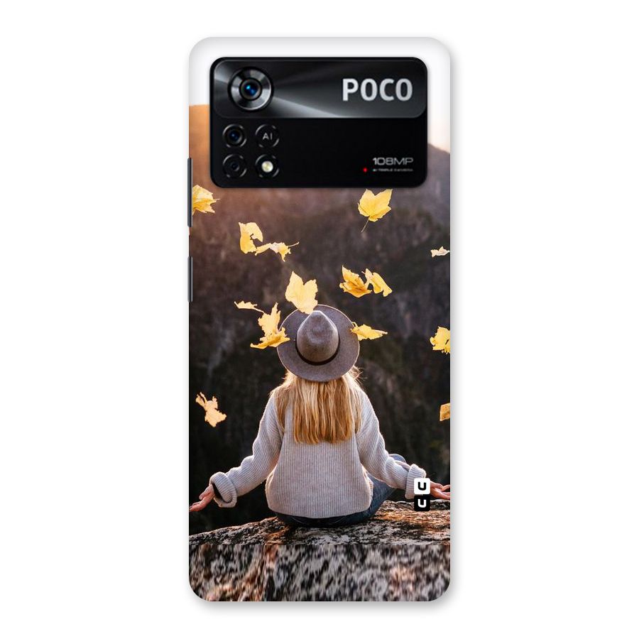 Leaf Rain Sunset Back Case for Poco X4 Pro 5G