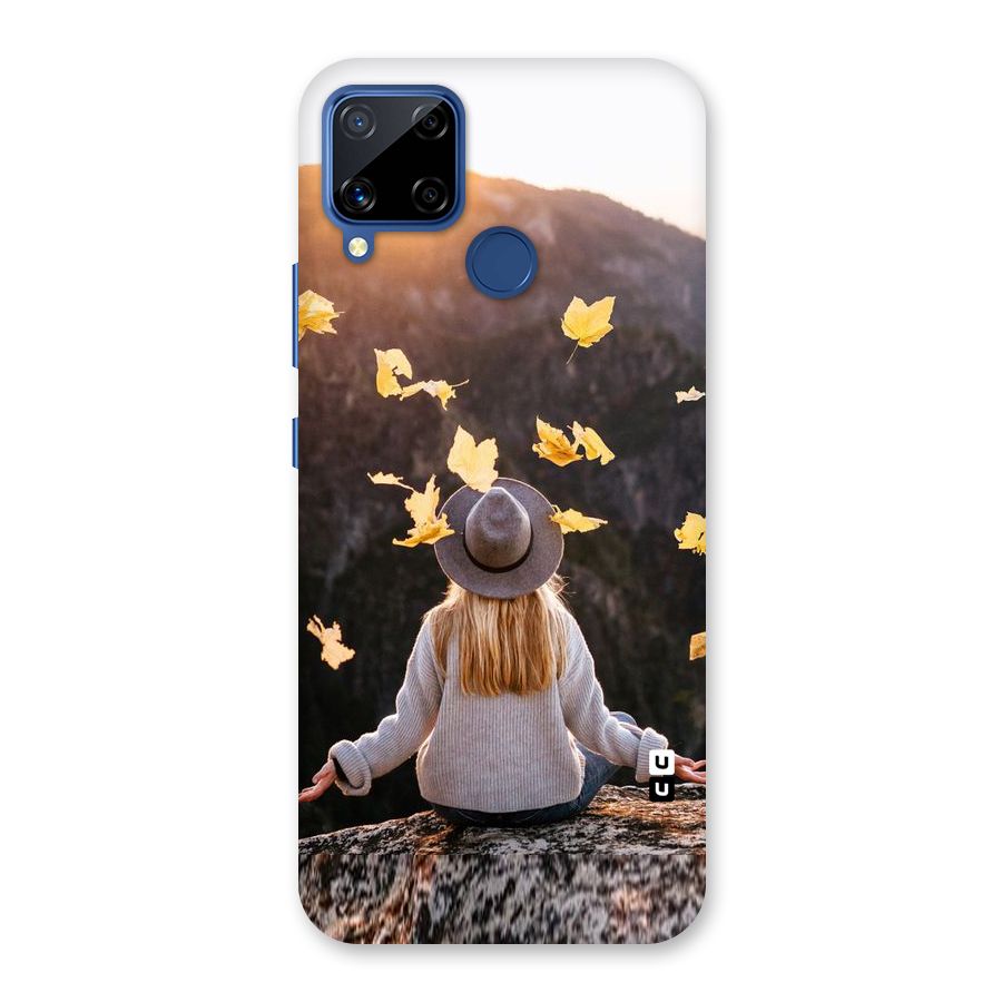 Leaf Rain Sunset Back Case for Realme C15