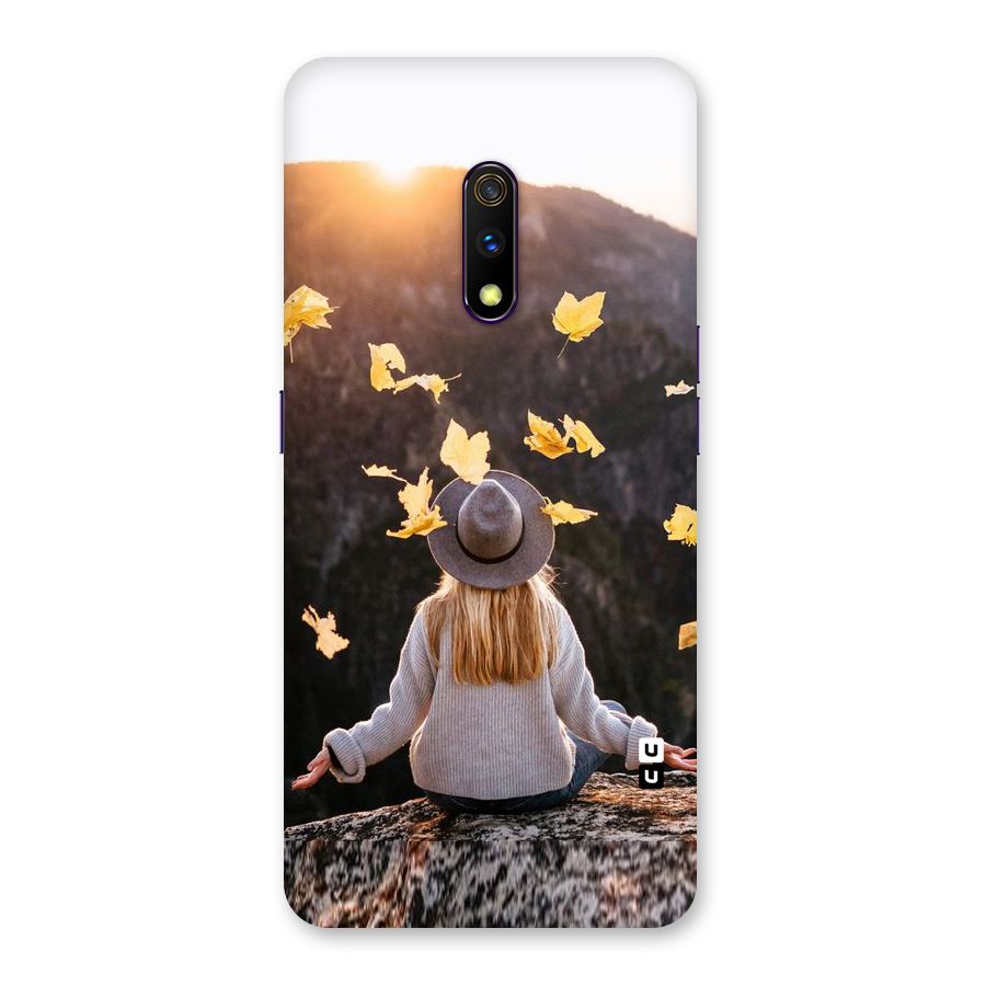 Leaf Rain Sunset Back Case for Realme X