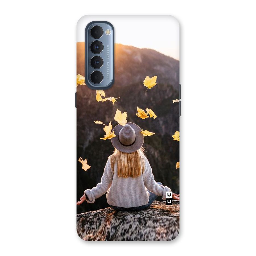 Leaf Rain Sunset Back Case for Reno4 Pro