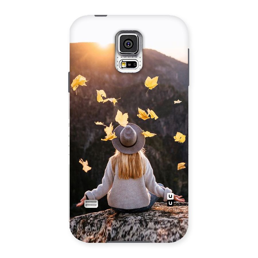 Leaf Rain Sunset Back Case for Samsung Galaxy S5