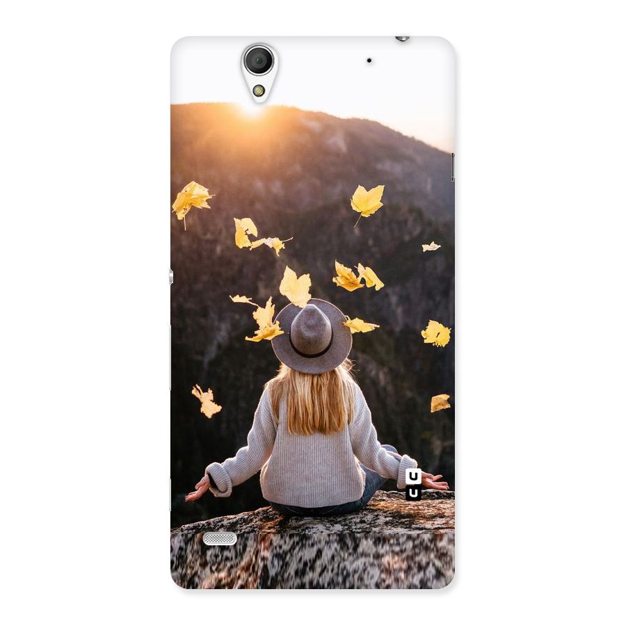 Leaf Rain Sunset Back Case for Sony Xperia C4