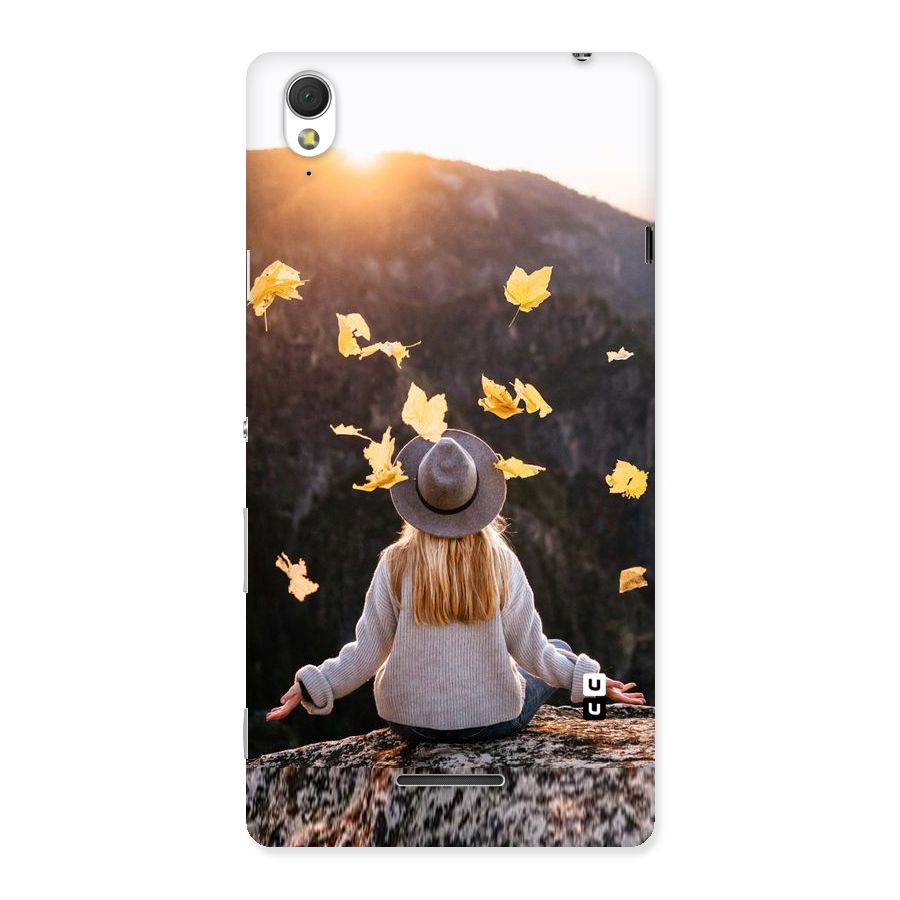 Leaf Rain Sunset Back Case for Sony Xperia T3