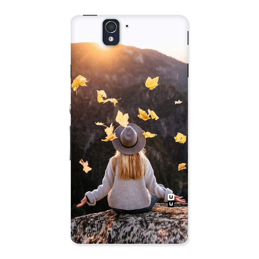 Leaf Rain Sunset Back Case for Sony Xperia Z
