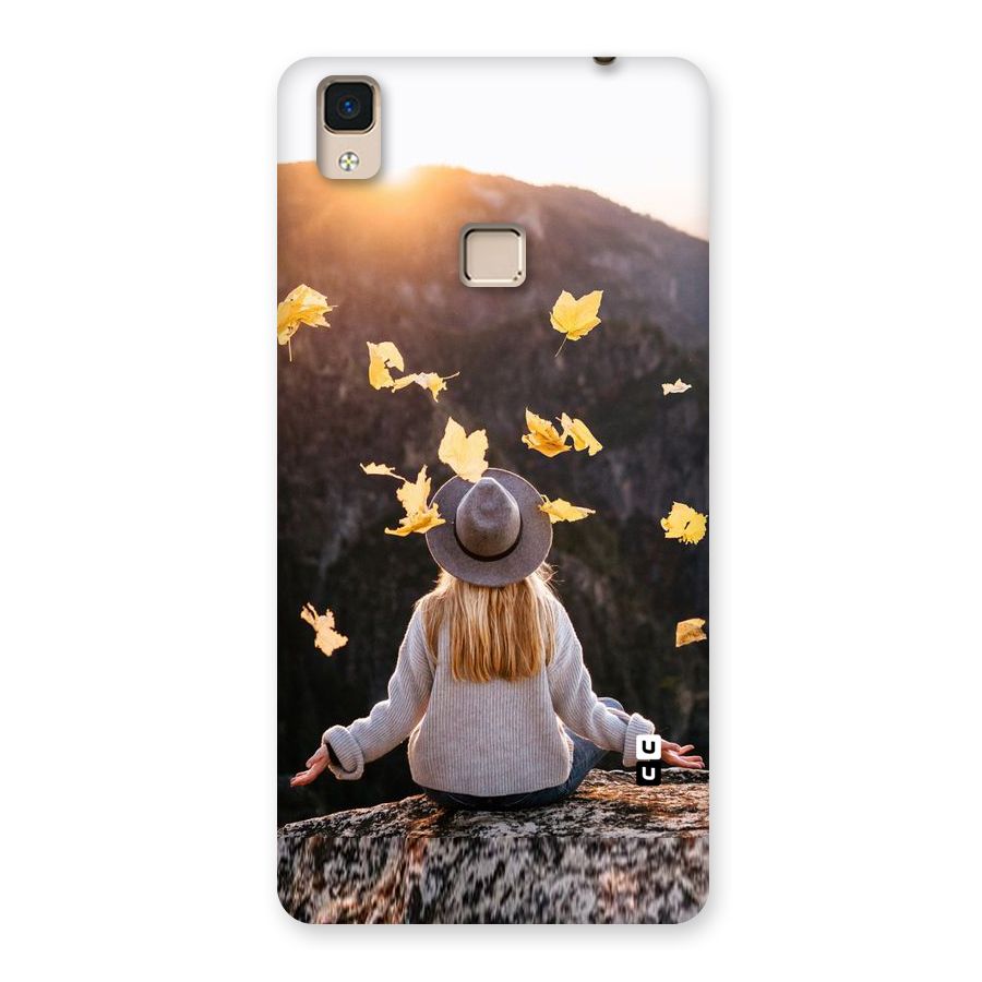 Leaf Rain Sunset Back Case for V3 Max