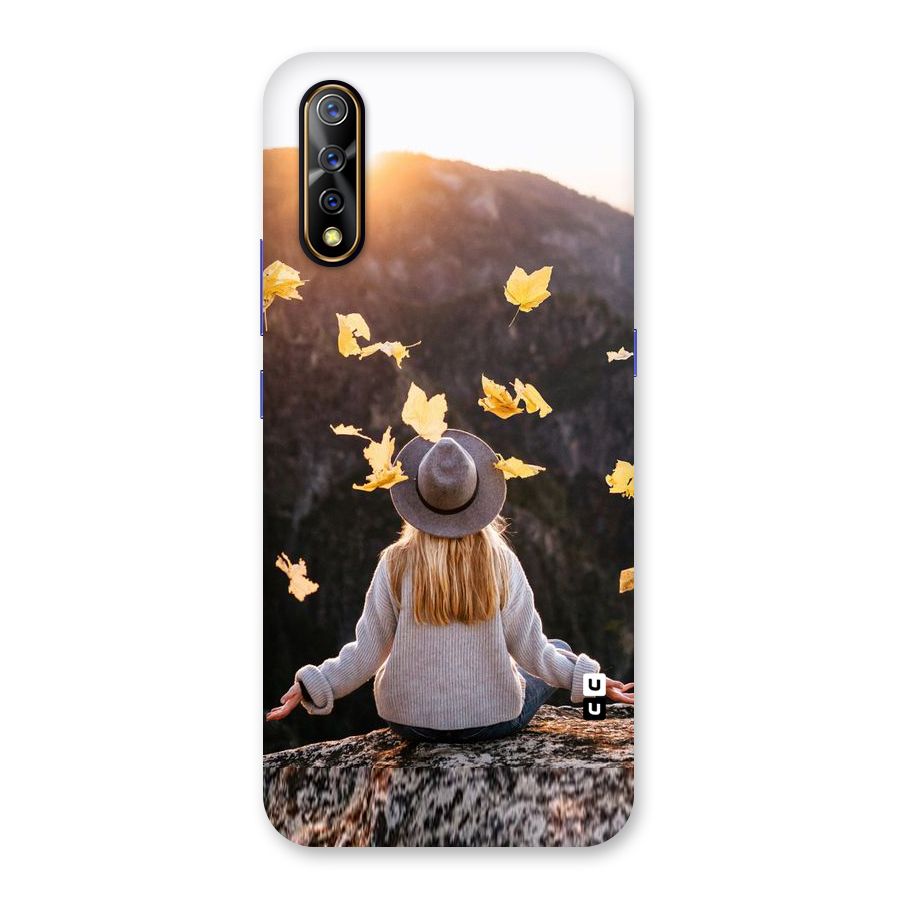 Leaf Rain Sunset Back Case for Vivo S1