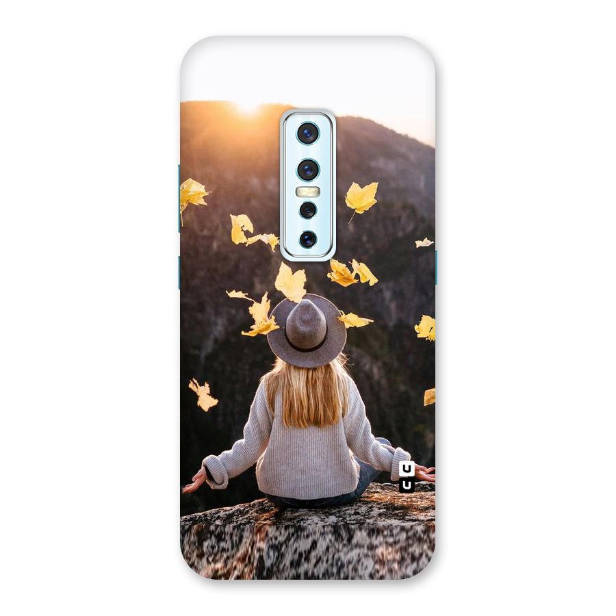 Leaf Rain Sunset Back Case for Vivo V17 Pro