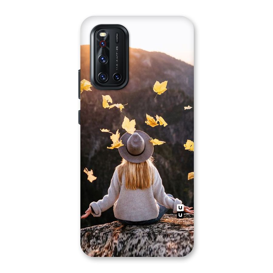 Leaf Rain Sunset Back Case for Vivo V19